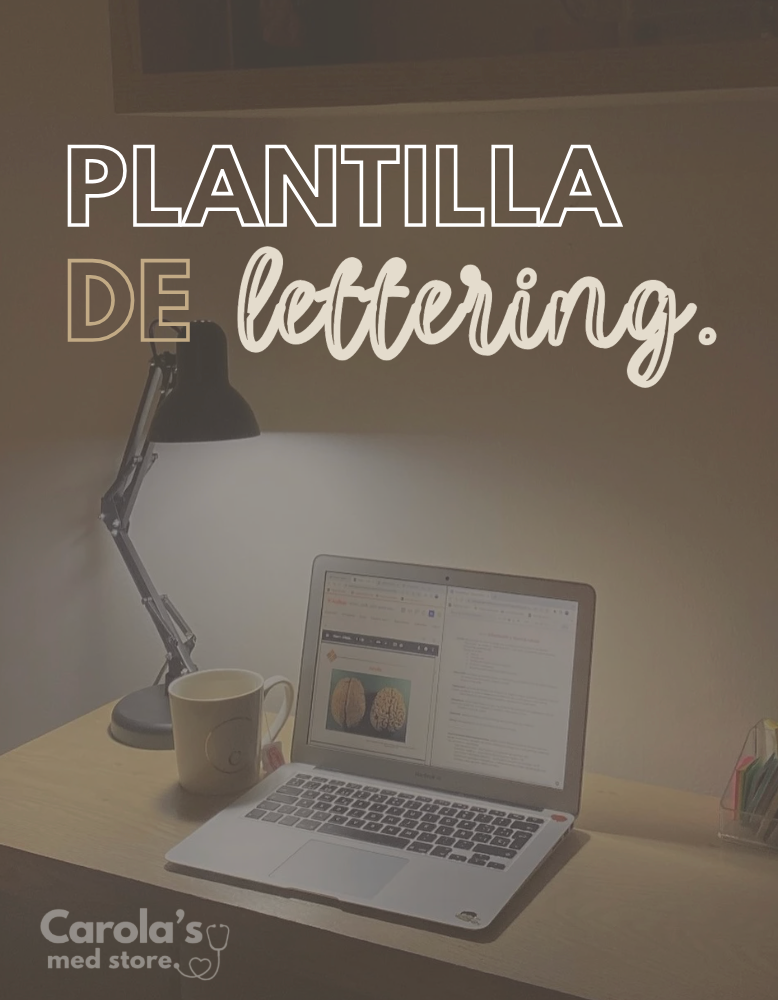 PLANTILLA DE LETTERING